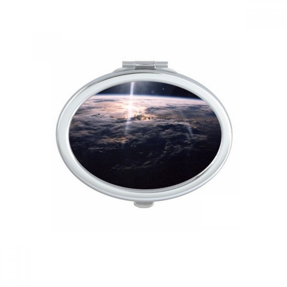 Petit miroir mignon espace mystère pour sac à main et retouches maquillage