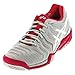 Asics Gel-Resolution 7 - Zapatillas de tenis para mujer, Gris (Glacier Gris/Blanco/Rojo), 35 EU