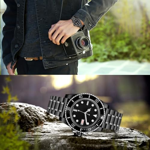 Image of Juntan 20mm 22mm Stainless Steel Watch Band Curved End Straight End for Men Women Metal Watch Bands Strap Quick Release Replacement Bracelet with Double Folding Buckle Silver