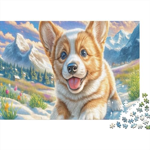 Puzzle de Corgi Galés de 1000 piezas, una excelente idea de regalo para adultos de 70x50cm