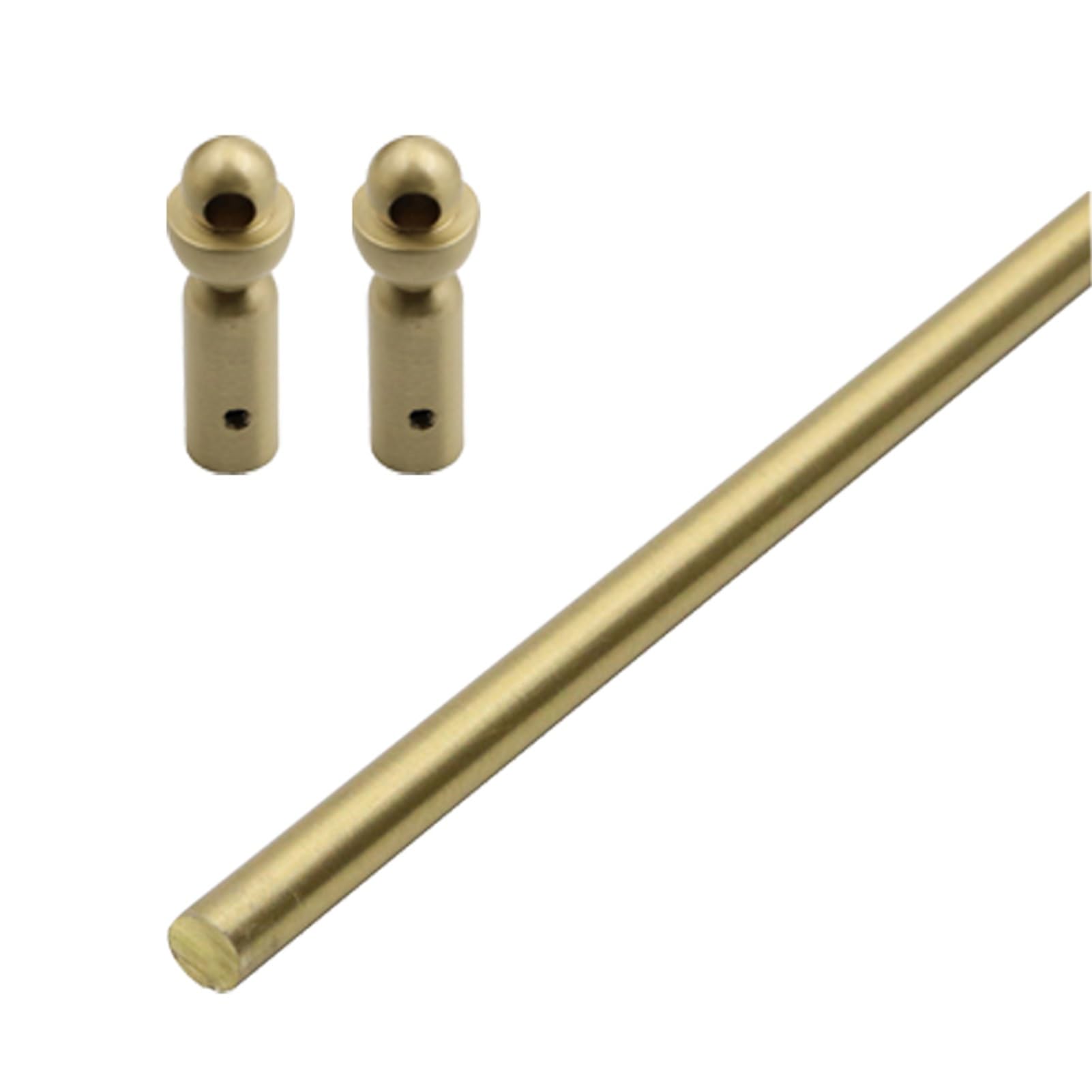 Poręcz Półki Złoto Łazienka Regał Ochronny Rail, Uniwersalne Rails Anti-Upadek Dla Szafy na Wino/Półki Książek/Szafka, 20-100cm Messing Regał Rail(B,75cm/29.5")