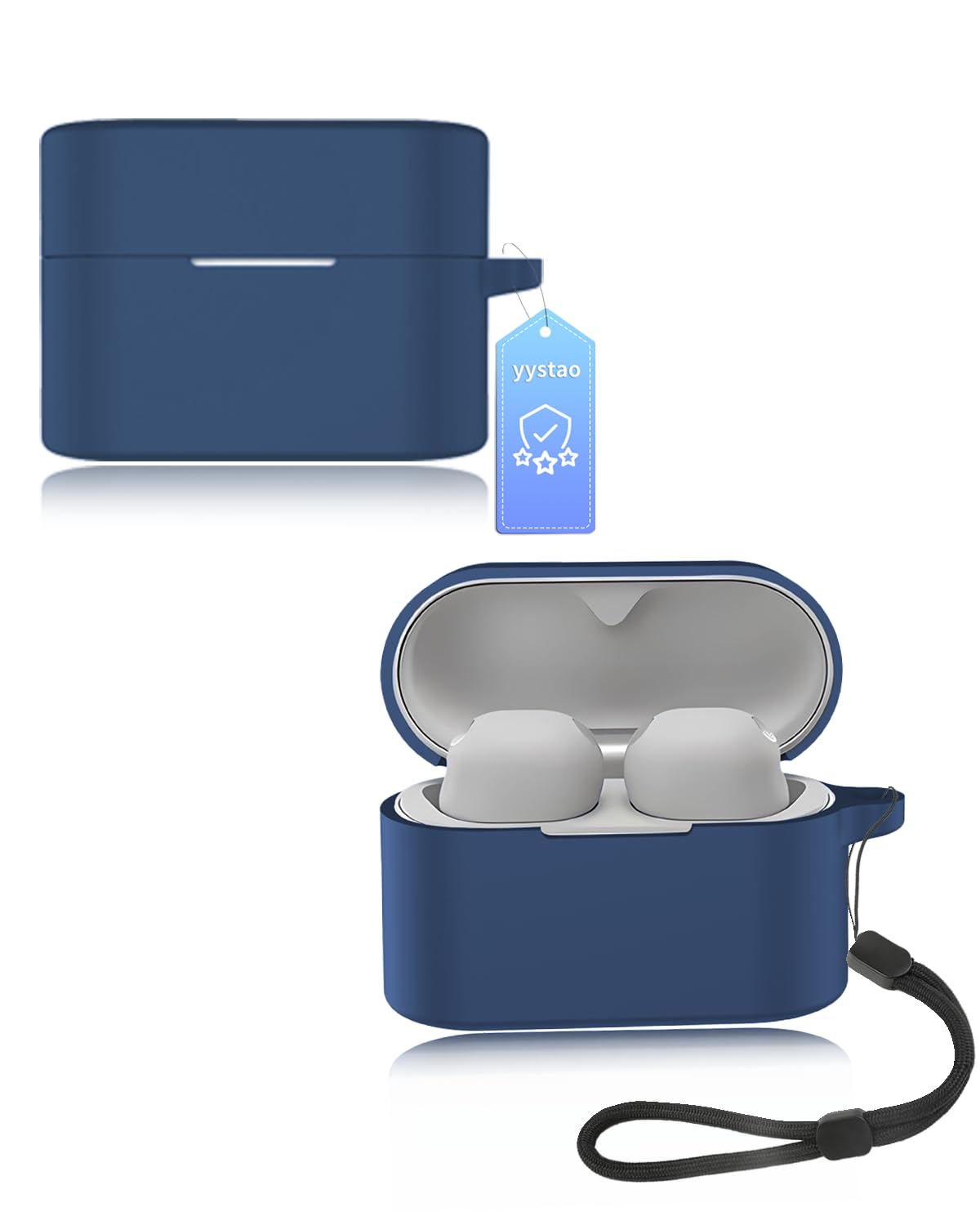 CaseGame Schattig hoesje compatibel met Sony WF-1000XM6 met