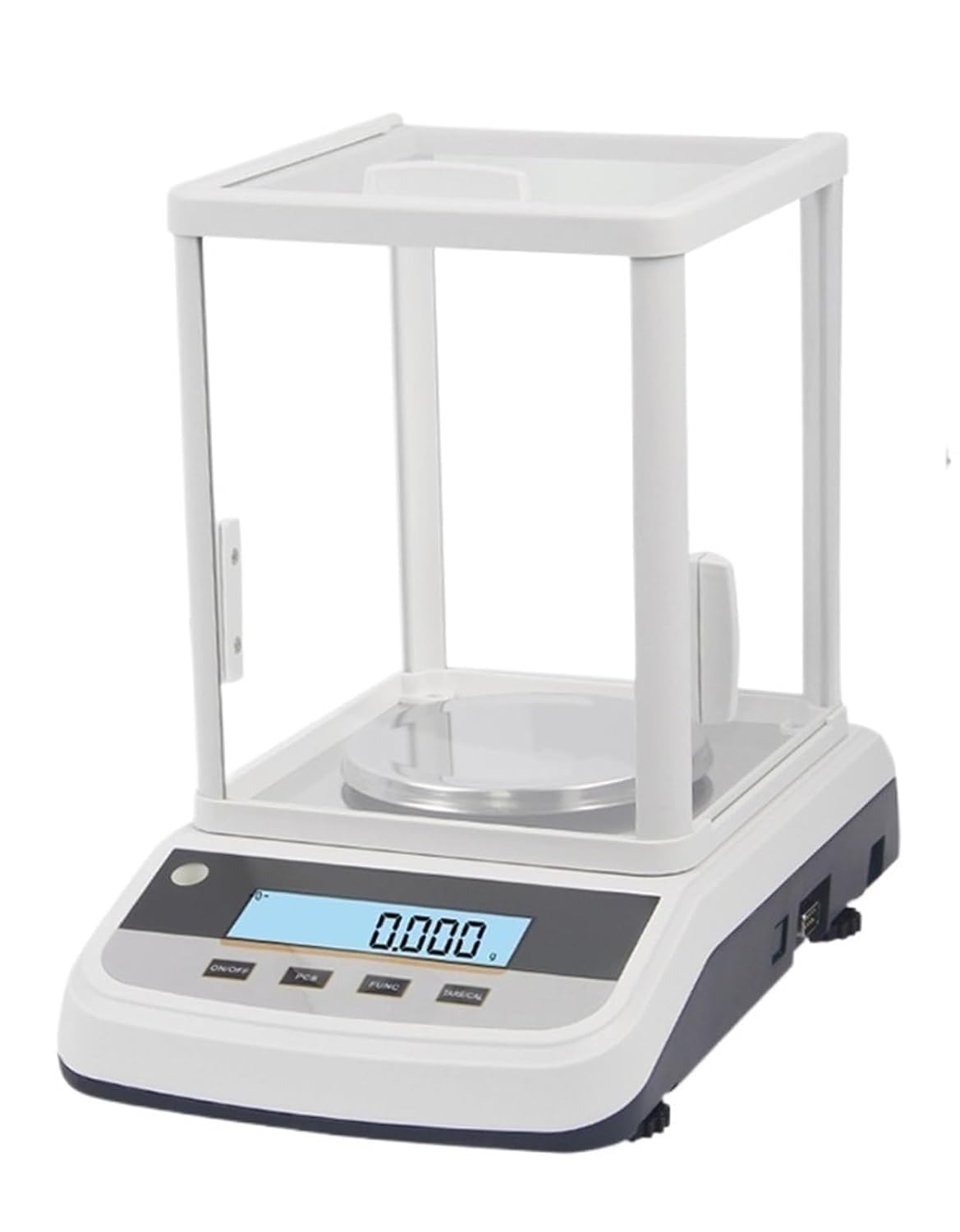Balanza Digital, balanza analítica de Doble Pantalla 100g/200g/300g/500g 1mg, balanza electrónica Digital, balanza analítica para joyería (200g 1mg)