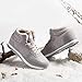 Gaatpot Zapatos Invierno Botas Forradas de Nieve Zapatillas Sneaker Botines Planas para...
