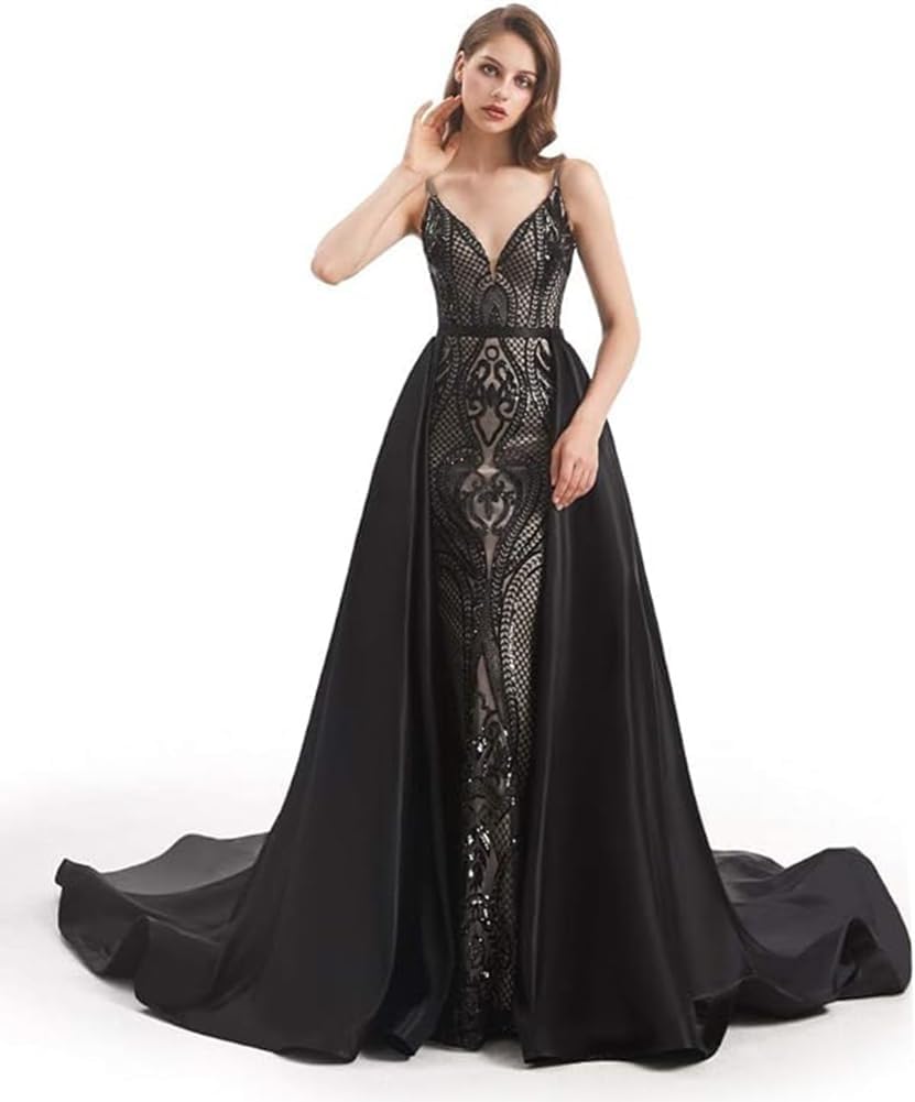 Satin Detachable Train for Wedding Prom Party Dress Sweep-Train Overskirt - Image 5