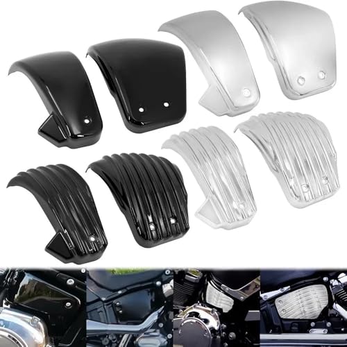 Couvercle batterie Harley Fat Boy carénage chrome haut de gamme