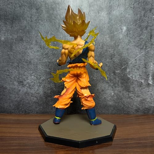 Image of Anime Action Figure 17 cm Superhero Collectible Figure for Car Dashboard, Home Decoration & Gifting | Dragon Ball Z Style Character Statue for Anime Lovers (Goku VI)