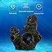 balacoo Aquarium Decoration Tree Hole Resin Driftwood Log Fish Tank Ornament Hiding Cave Play House for Freshwater Fish and Shrimp 6.69X5.11X7.08 Inch