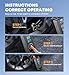 Tire Inflator Portable Air Compressor 160PSI 5X Faster Portable Cordless Inflator Air Bike Pump with Pressure Gauge Auto Shutoff Function Air Compressor Tires Pump for Cars Motorcycles Bikes Balls