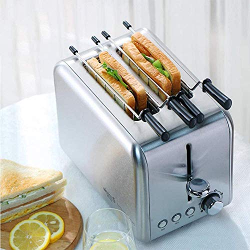 Haushalt Toaster 2 Scheiben, automatische elektrische Brotbackmaschine Haushalt Frühstück Toast Sandwich Maker Aufwärmen Küche Grillofen