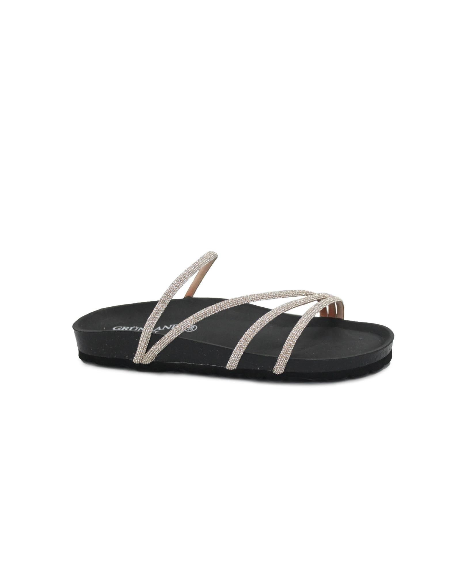 Grunland Ciabatta con listini di strass | SARA CB0836