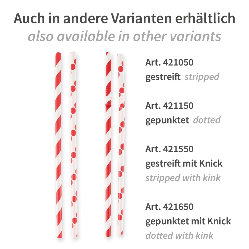 FRANZ MENSCH 3000 Stück NATUREStar Papiertrinkhalme Classic, einfarbig | FSC®-Mix, L: 19,7cm, grün, Ø: 0,6cm, Karton, Strohhalme Papier, Trinkhalme, Papierstrohhalme