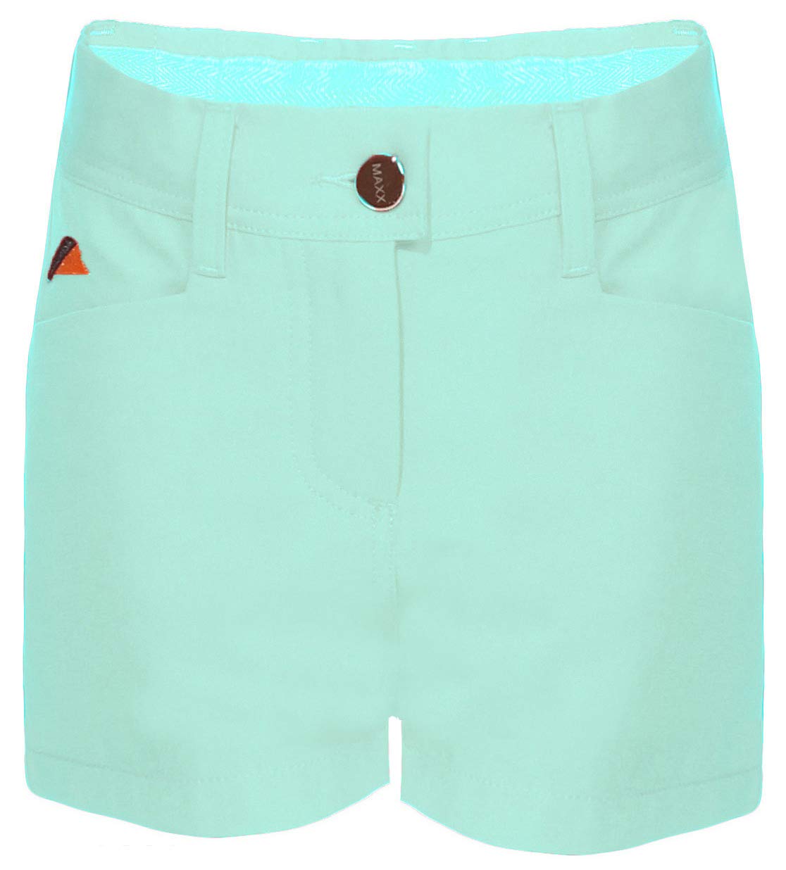 MAXX Golf Short Mädchen mit verstellbarem Bund, gerade Form, Golfshort
