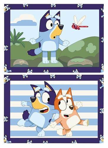 Ravensburger CreArt 23984 - Bluey - Malen nach Zahlen für Kinder ab 5 Jahre Malset mit Rahmen Pinsel und Acrylfarben Geschenk für Mädchen und Jungen