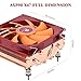Thermalright AXP90-X47 Full Cooper Low Profile CPU Cooler, with 92mm TL-9015R Slim PWM Fan ITX CPU Cooler, AGHP Technology, 47mm Height,for AMD AM4 AM5/Intel 1700/1150/1151/1200/1851(AXP90 X47 Full)