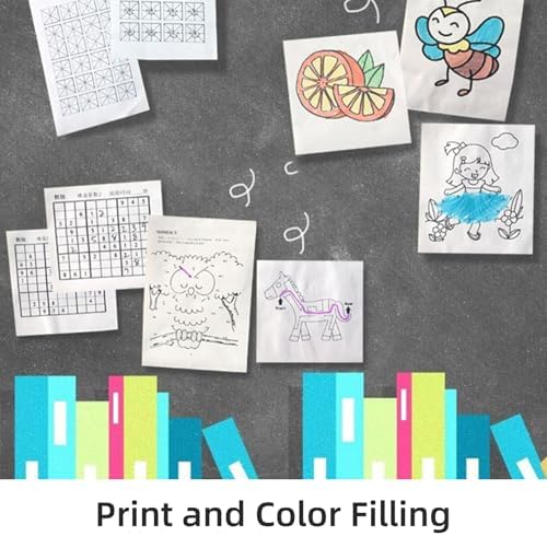 Examples of printed outlines for coloring