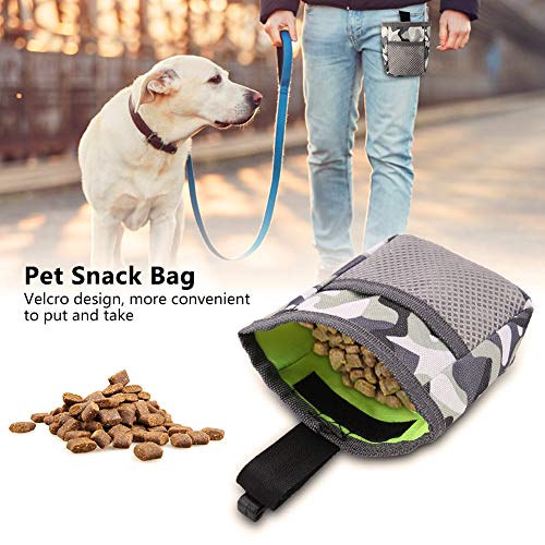 Fishlor Bolsa de guloseimas para cães para adestramento de cães, armazenamento de alimentos para cãe