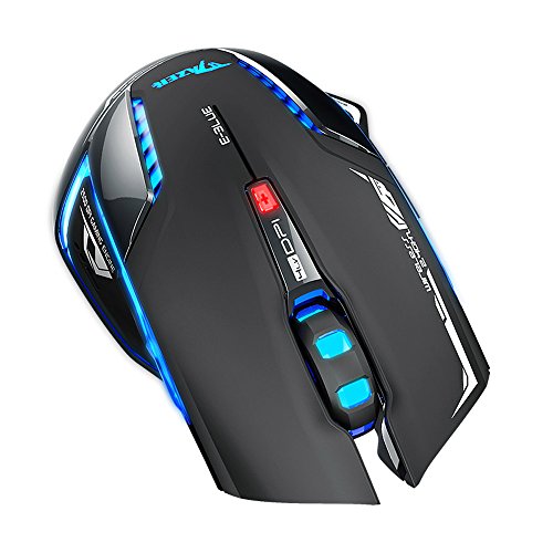 E-3Lue Ems601Bkaa-Nf Mazer Ii 2500 Dpi Blue Led 2.4Ghz Wireless Optical Gaming Mouse #TOP4