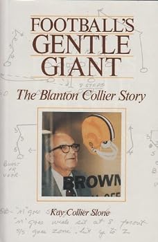 Hardcover Football's gentle giant: The Blanton Collier story Book