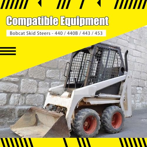 Image of 1 /2'' Flat Face Hydraulic Quick Connect Coupler Set for Skid Steer 440 440B 443 453, 16028 Heavy-Duty Carbon Steel Fittings with #8 JIC Bulkhead and Dust Cap-2pcs