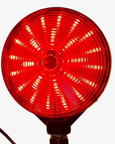 Direct Trade Service Blinkleuchte LED für den Seitlichen Anbau (spanische Spiegelleuchte) PABLO, SPANISCHE LAMPE, ROT/ORANGE. FÜR LKW 9-32 Volt