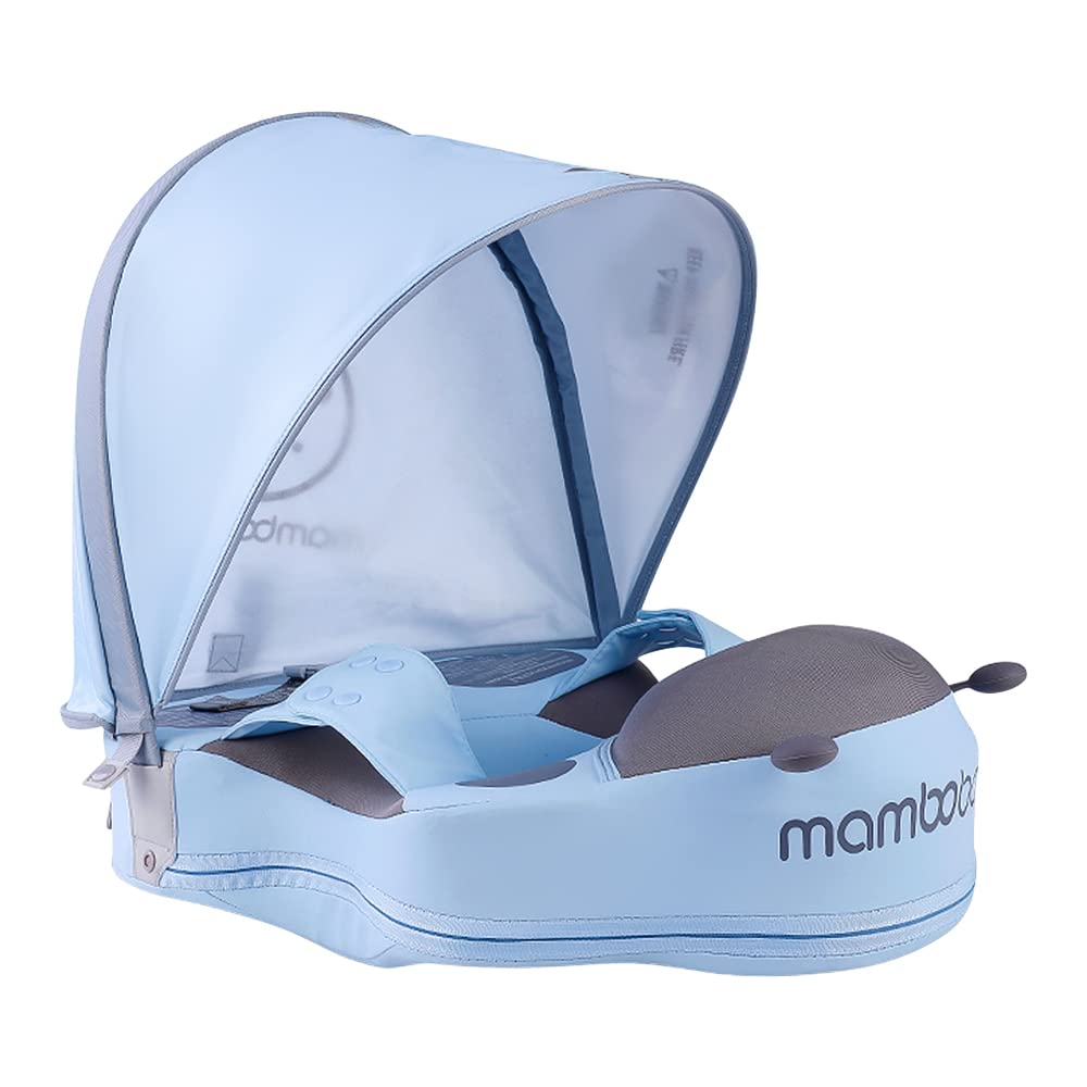 Suuim Flotador de Piscina para bebés Suave y Agradable para la Piel con toldo, Ideal para bebés de 8 a 36 Meses
