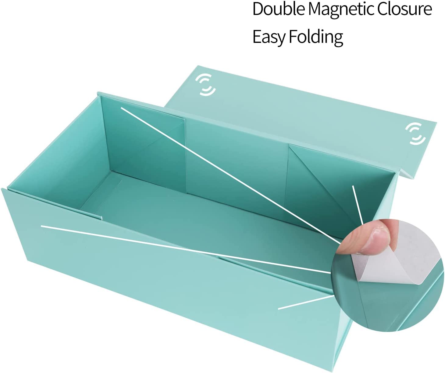 Scatole regalo 30,5 x 15,2 x 10,2 cm con chiusura magnetica coperchio scatole regalo per damigella d'onore, scatola carina, scatola regalo lussuosa per confezioni regalo, scatola regalo magnetica per