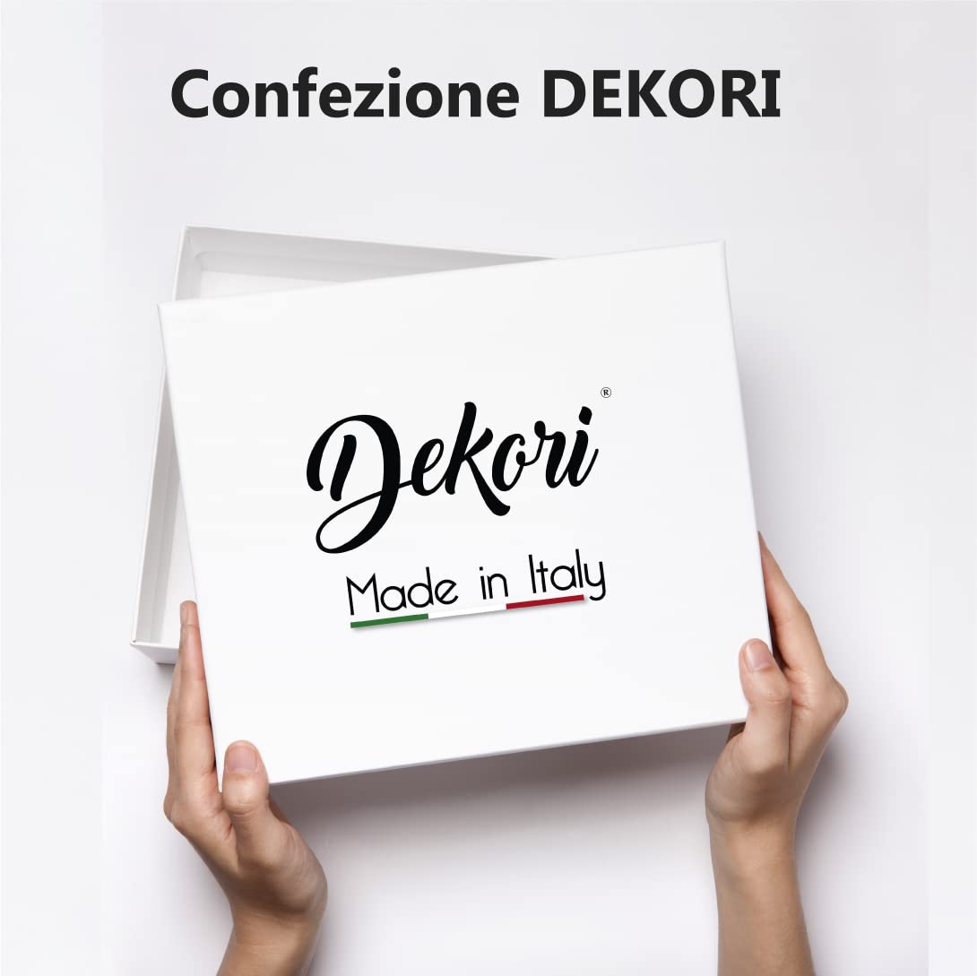 DEKORI Targhetta personalizzabile con nome per la porta, decorazione da parete in legno, sfiziosa idea regalo battesimo Comunione compleanno (Ballerina)