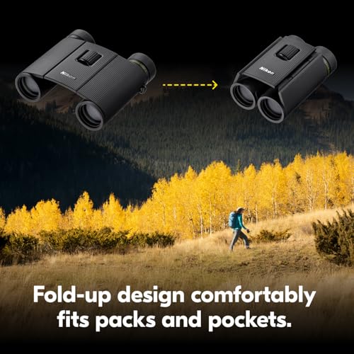 Nikon Trailblazer II 8x25 | Ultra-Compact Waterproof and Fogproof Travel Binoculars with Multilayer-Coated Optics and Rubber-Armored Body - image 5
