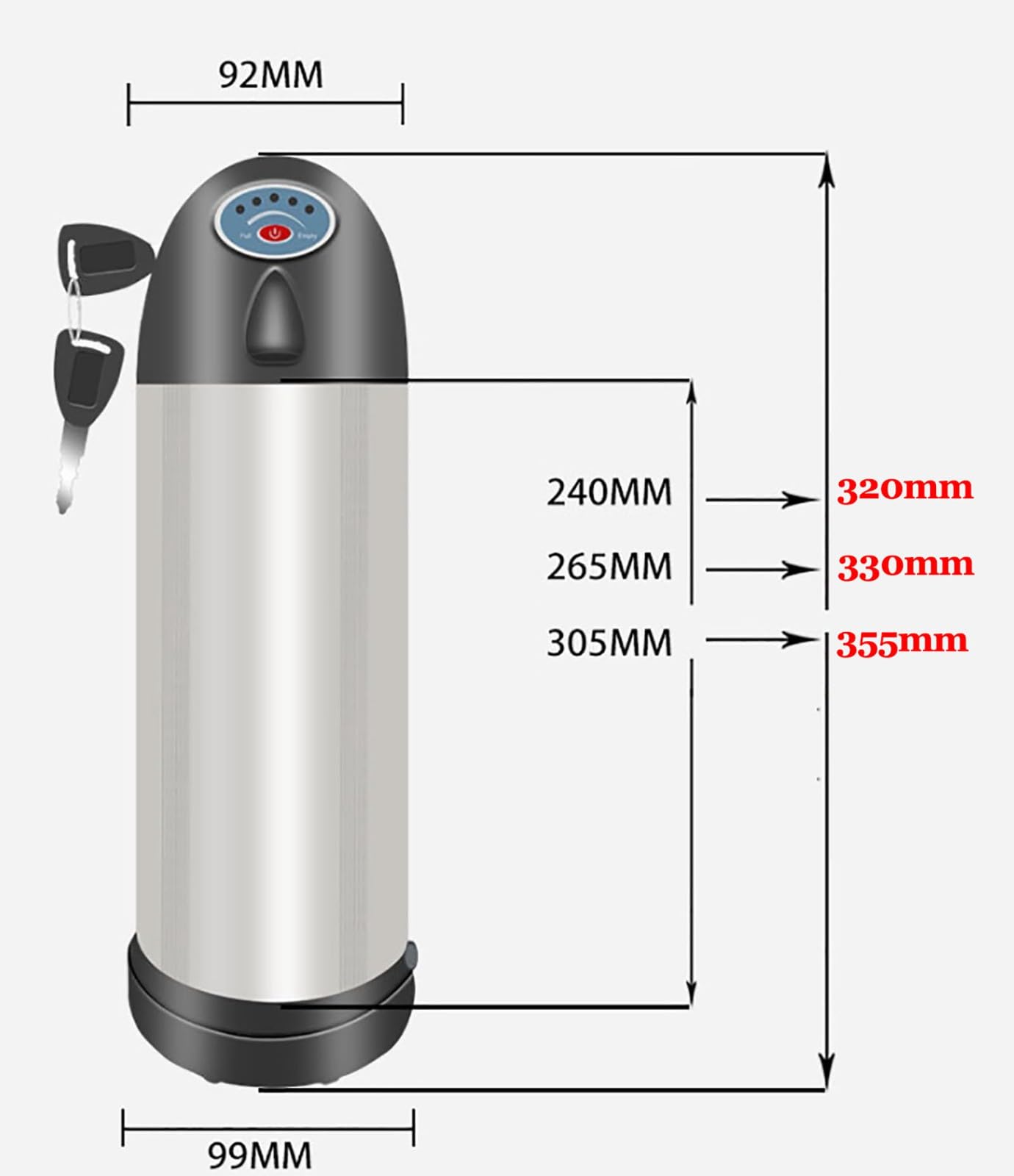 E-Bike Fahrrad Pedelec Akku 48V 15Ah 20Ah,Ebike Akku 48V 15Ah 20Ah Eingebauter BMS Wasserdichter Akku Mit Ladegerät Für 250W 350W 500W 750W 1000W Elektrofahrrad Motor