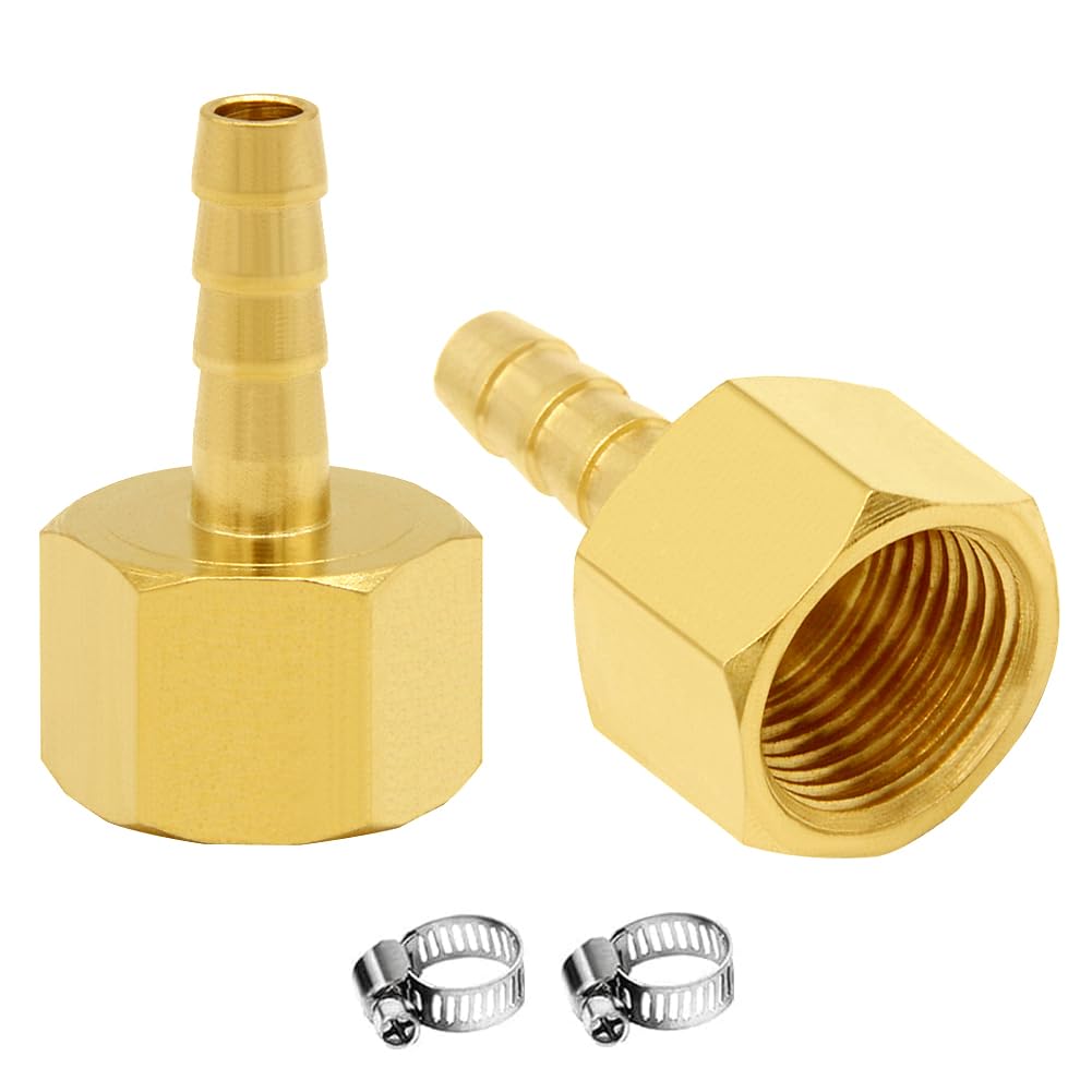 Interstate Pneumatics Brass Hose Barb Fitting, Connector, 1 Inch Barb X 3/4 Inch NPT Male End, PK 100 FM99-7-100K