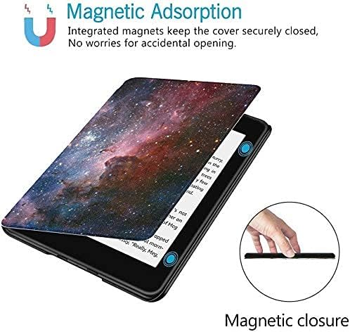 Colorful Star Smart Case for 6" Kindle Paperwhite 10th Generation 2018 - Space Pattern Synthetic Leather Covers for Kindle Paperwhite E-Reader Case Waterproof Kindle Accessory - Universe