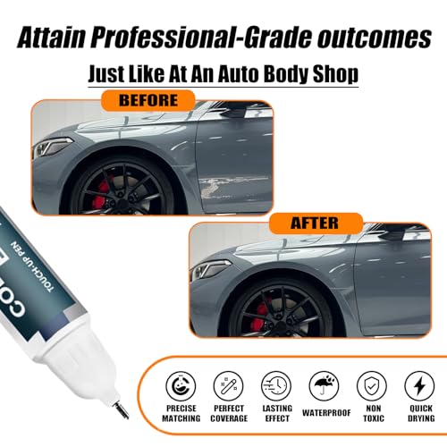 Image of Car Touch Up Paint(NH-877P Sonic Gray Pearl) for Honda OEM Color Match | Car Scratch Remover Pen 2-in-1, Automotive Scratch Repair Kit, Quick & Easy Solution to Repair