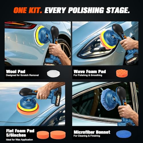 cotaros 8-Speed Cordless Buffer
