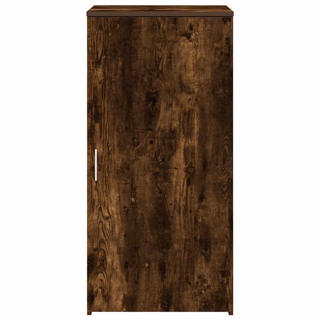 vidaXL Lagerschrank Räuchereiche 50x45x103,5 cm Holzwerkstoff, Schrank, Aktenschrank, Aufbewahrungsschrank, Büroschrank, Schrank für Schreibtisch
