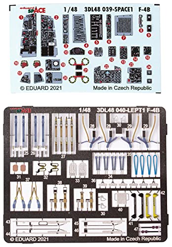 Sprue Brothers Eduard EDU3DL48040 SPACE - F-4B Phantom II (TAM kit), scala 1:48