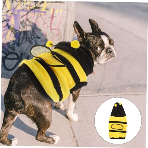 Disfraz abeja para perros POPETPOP 35x25x0.5 cm miniatura 4