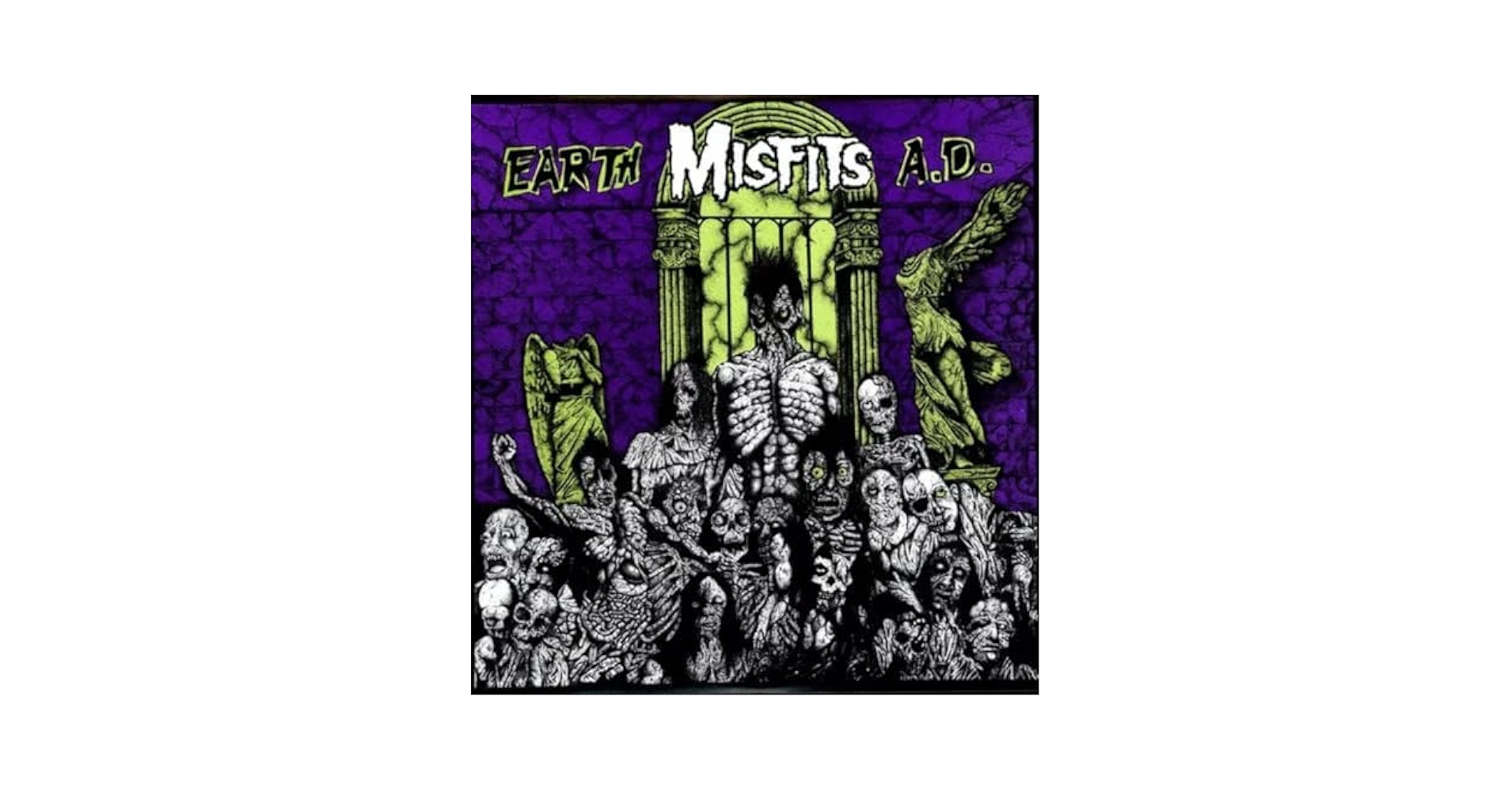 レア盤 初期 独盤 MISFITS - EARTH A.D. The Misfits: Earth A.D. / Wolfs Blood Lp 1986 GHOUL HAIR
