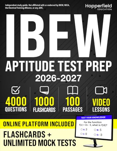 IBEW Aptitude Test Prep: Exam-Focused Study Guide for Electrical Apprenticeship Applicants with Algebra, Functions, Reading Comprehension, Clear Explanations, Timed Mock Tests & Online Tools image 2