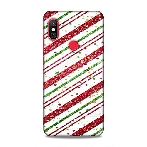 Image of Printed Mobile Back Hard Case Cover for Redmi Note 6 / Note 6 Pro | Glitter, Christmas, Stars, Shine A-2194