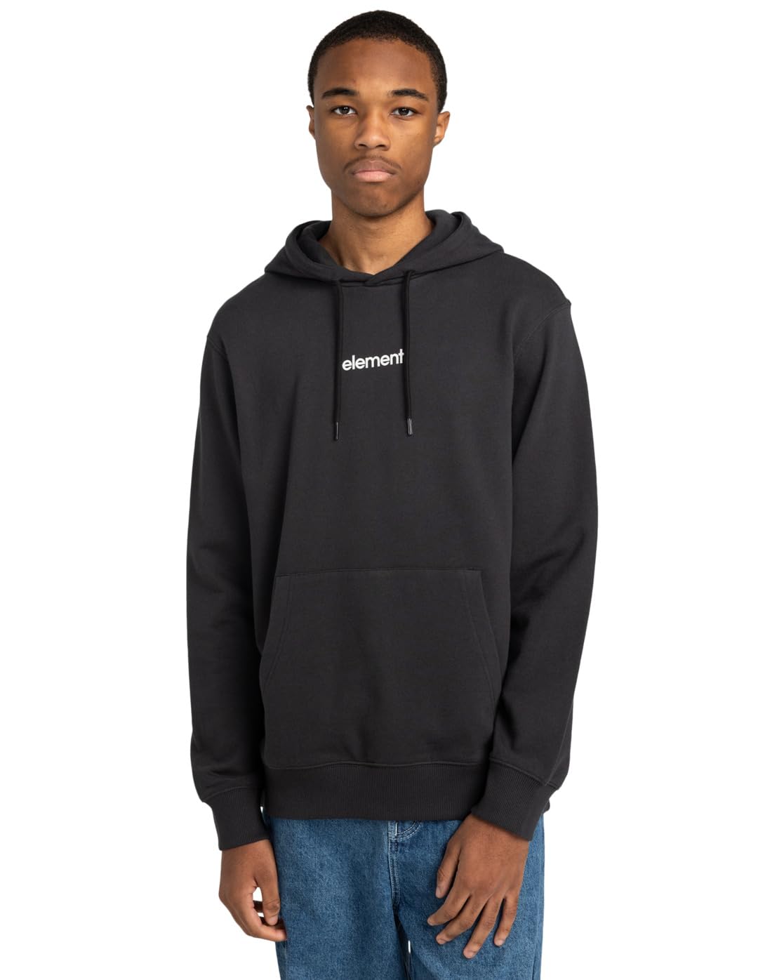 Element Men's Black Elet Lowcase Graphic Hoodie  42 Xl