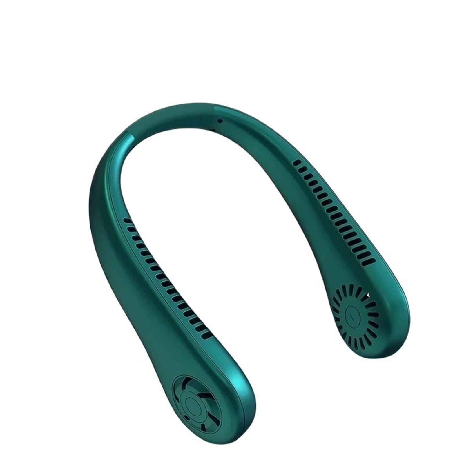 Ventilateur de cou sans lame vert à 3 vitesses pour refroidissement