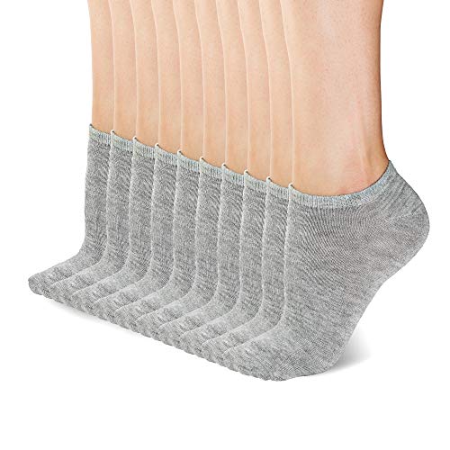 Image of b.o.c. Performance No Show Ankle Socks Size 9-11, 10 Pack