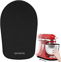 SAYAFAN Stand Mixer Slider Mat, Mixer Mover Sliding Mat for KitchenAid/Artisan/Classic 4.5-5Qt Tilt-Head Stand Mixer (for Tilt-Head 4.5-5Qt, Black)
