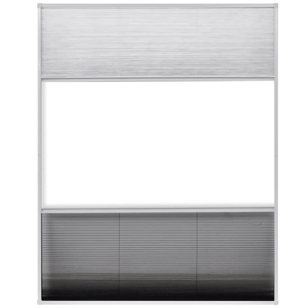 Générique Moustiquaire plissée pour fenêtre et Store Aluminium 80 x 100cm, Maison & Jardin, Décorations, Habillages de fenêtre, Moustiquaires pour fenêtre, Noir, (Poids 1.71KG)