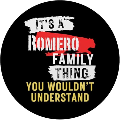 Miniatura 3 de It's A Romero Family Thing Funny Men's and Women's PopSockets Standard PopGrip