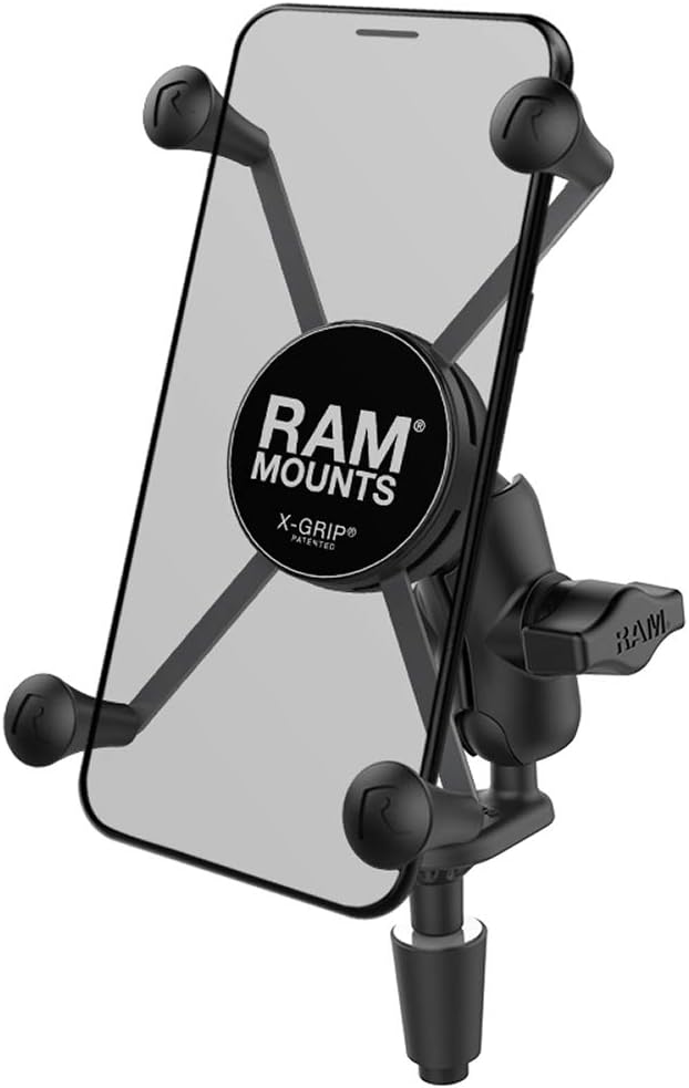 RAM Mounts X-Grip Large Phone Mount w/ Motorcycle Fork Stem RAM-B-176-A-UN10U