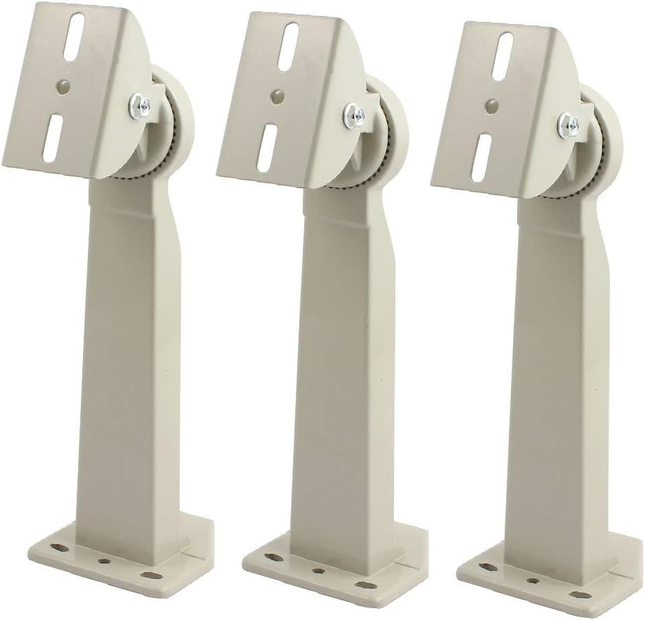 New Lon0167 3pcs Wall Featured Mount CCTV Security reliable efficacy Camera Housing Aluminum Mounting Bracket Gray 300mm Height(id:7fb 24 ef eb5)