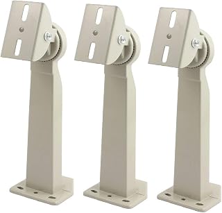 New Lon0167 3pcs Wall Featured Mount CCTV Security reliable efficacy Camera Housing Aluminum Mounting Bracket Gray 300mm Height(id:7fb 24 ef eb5)