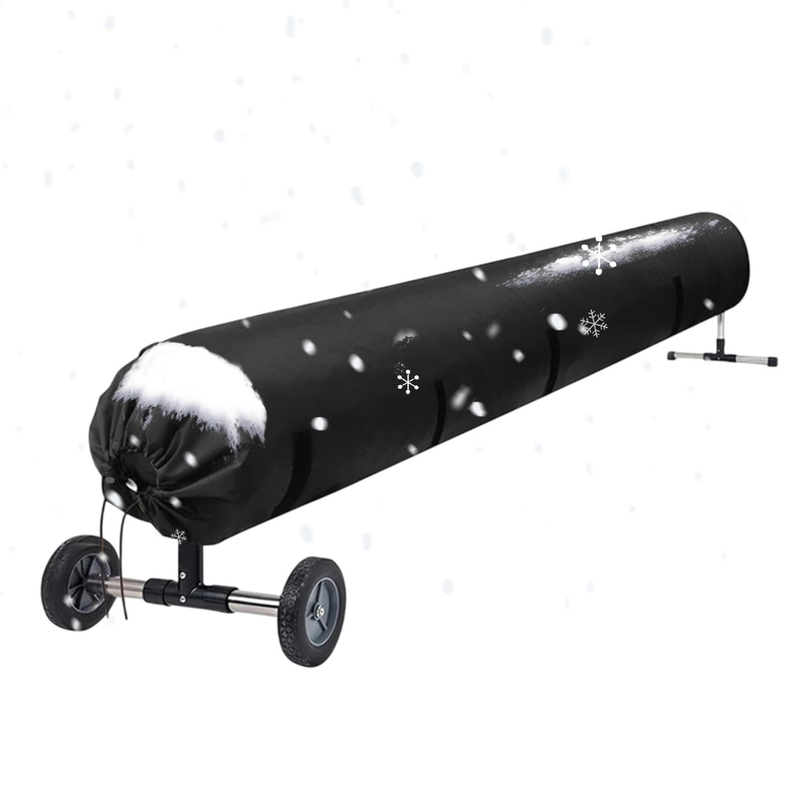 Rullo avvolgitore per copertura piscina Protezione In Oxford 420D Con | Copertura Protettiva Per Telo Solare Per Giardino Esterno Patio Cortile Retro Protezione Da Pioggia Sole Neve E G